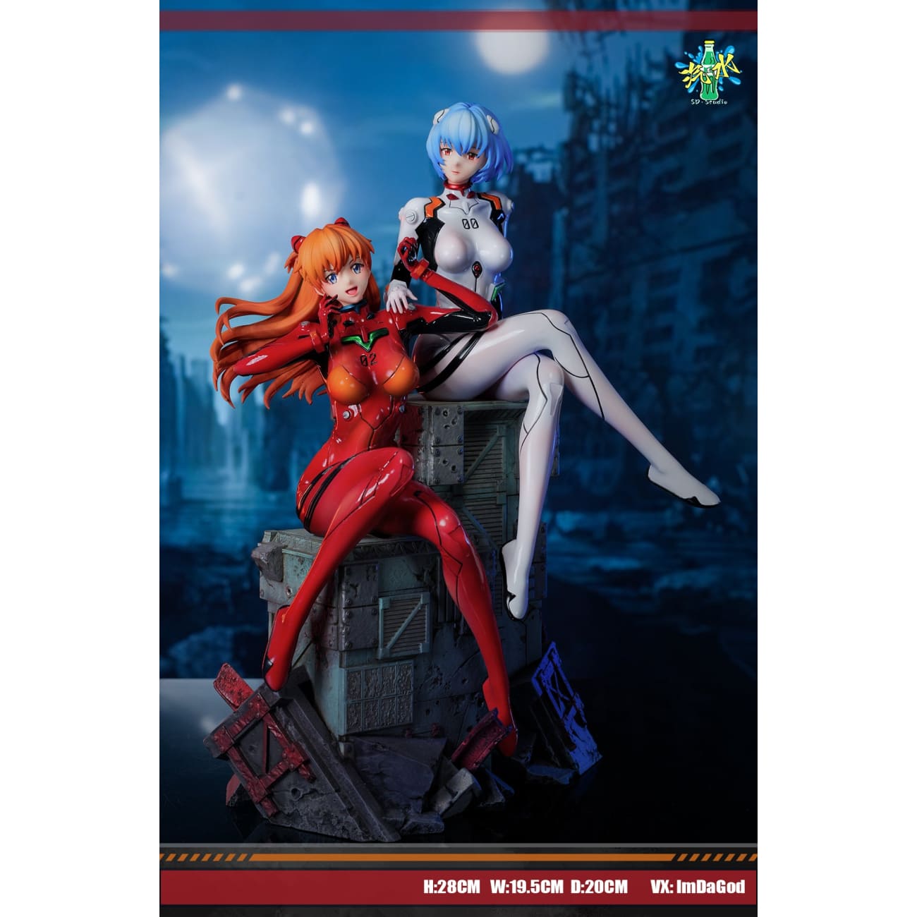 SD Studio - Soryu Asuka Langley & Ayanami Rei [2 Variants]