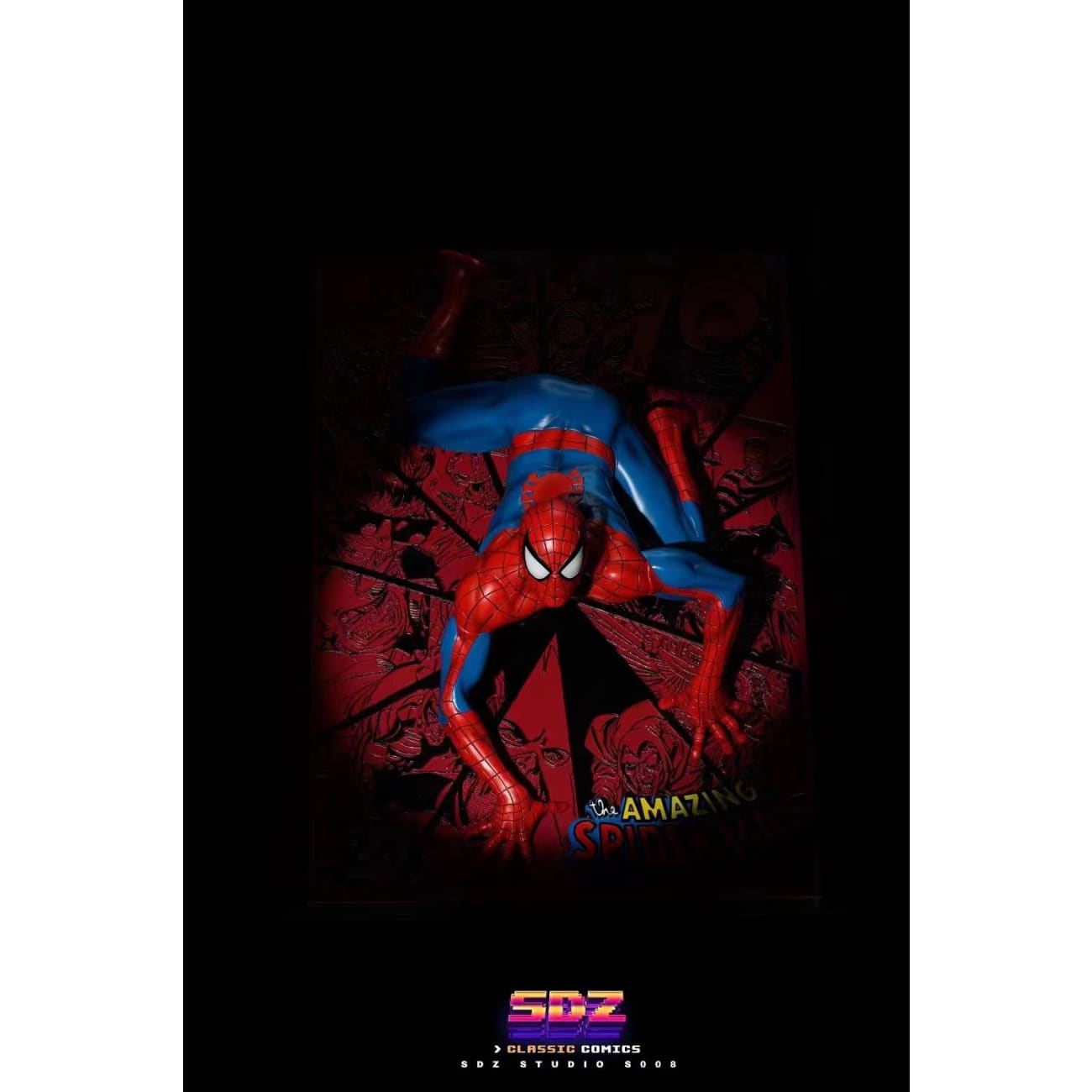 SDZ - Pop out Spider-man on wall frame