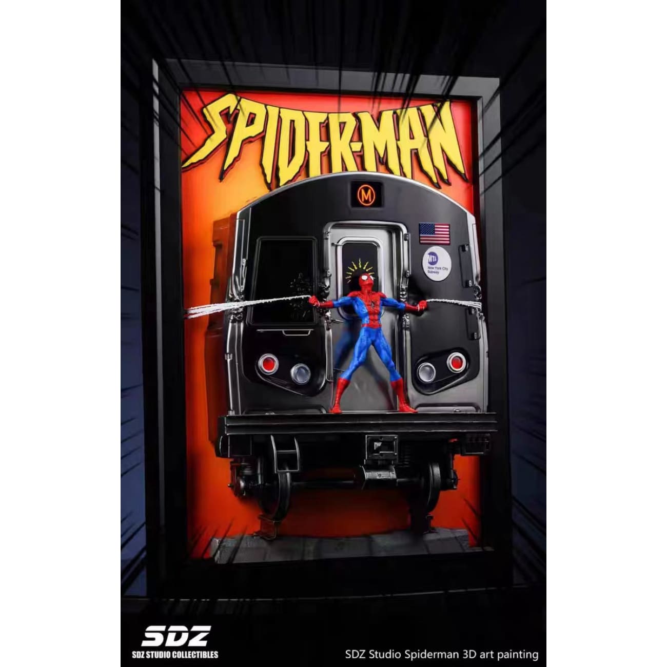SDZ Studio - Spiderman 3D Art Painting
