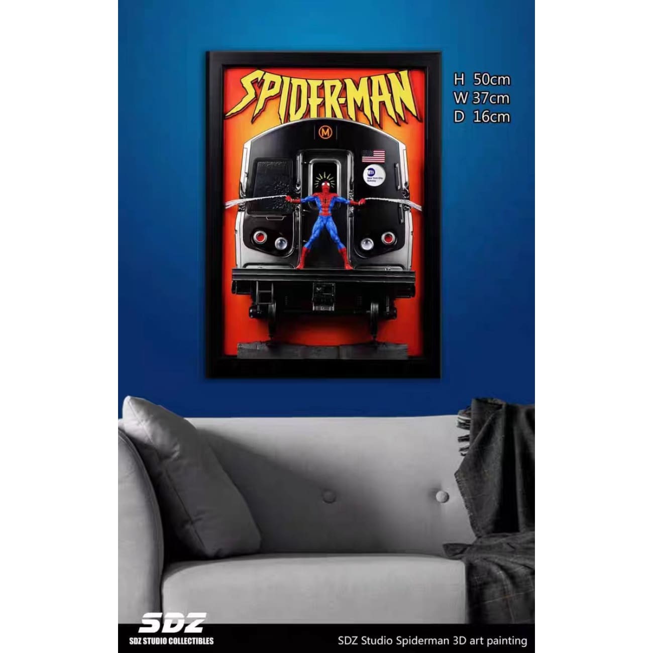 SDZ Studio - Spiderman 3D Art Painting