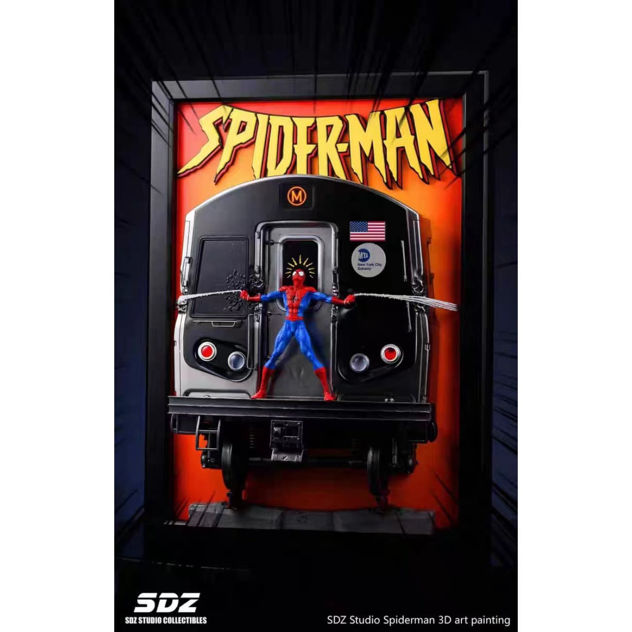 SDZ Studio - Spiderman 3D Art Painting