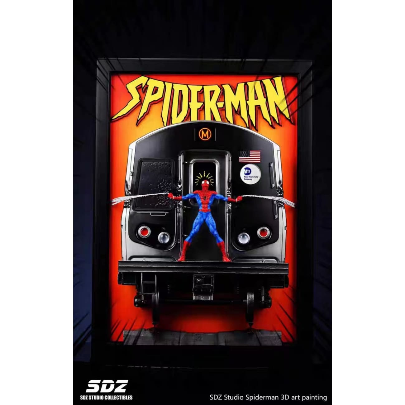 SDZ Studio - Spiderman 3D Art Painting