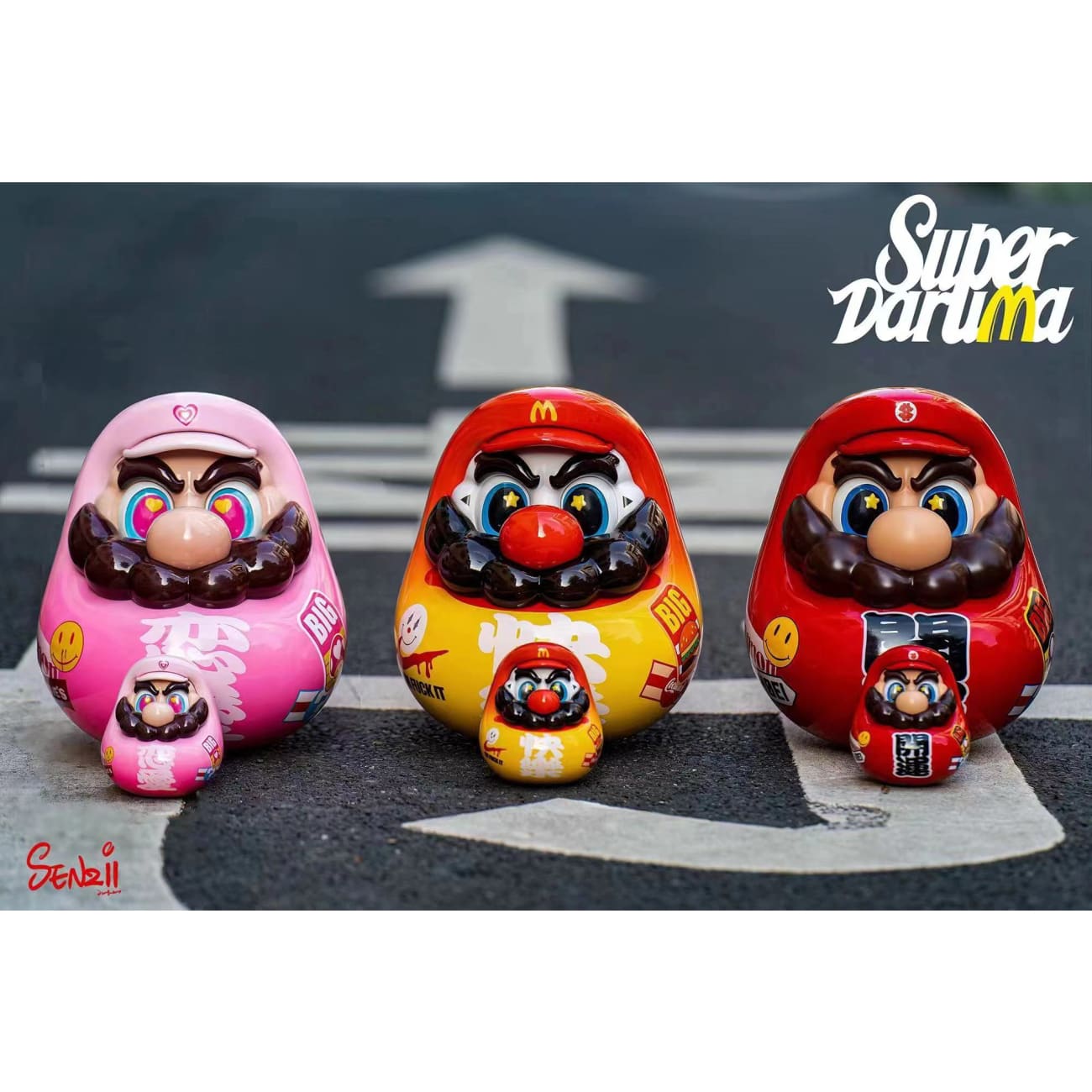 SENZII × Super Daruma - Super Daruma ''Happy" [2 Variants]