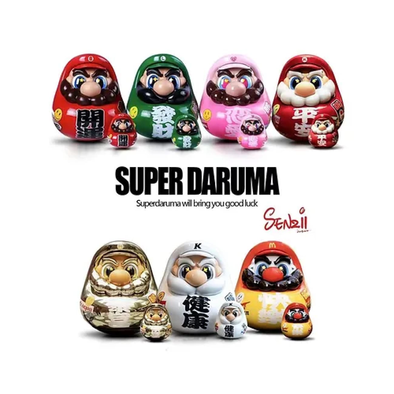 SENZII × Super Daruma - Super Daruma Health [2 Variants]