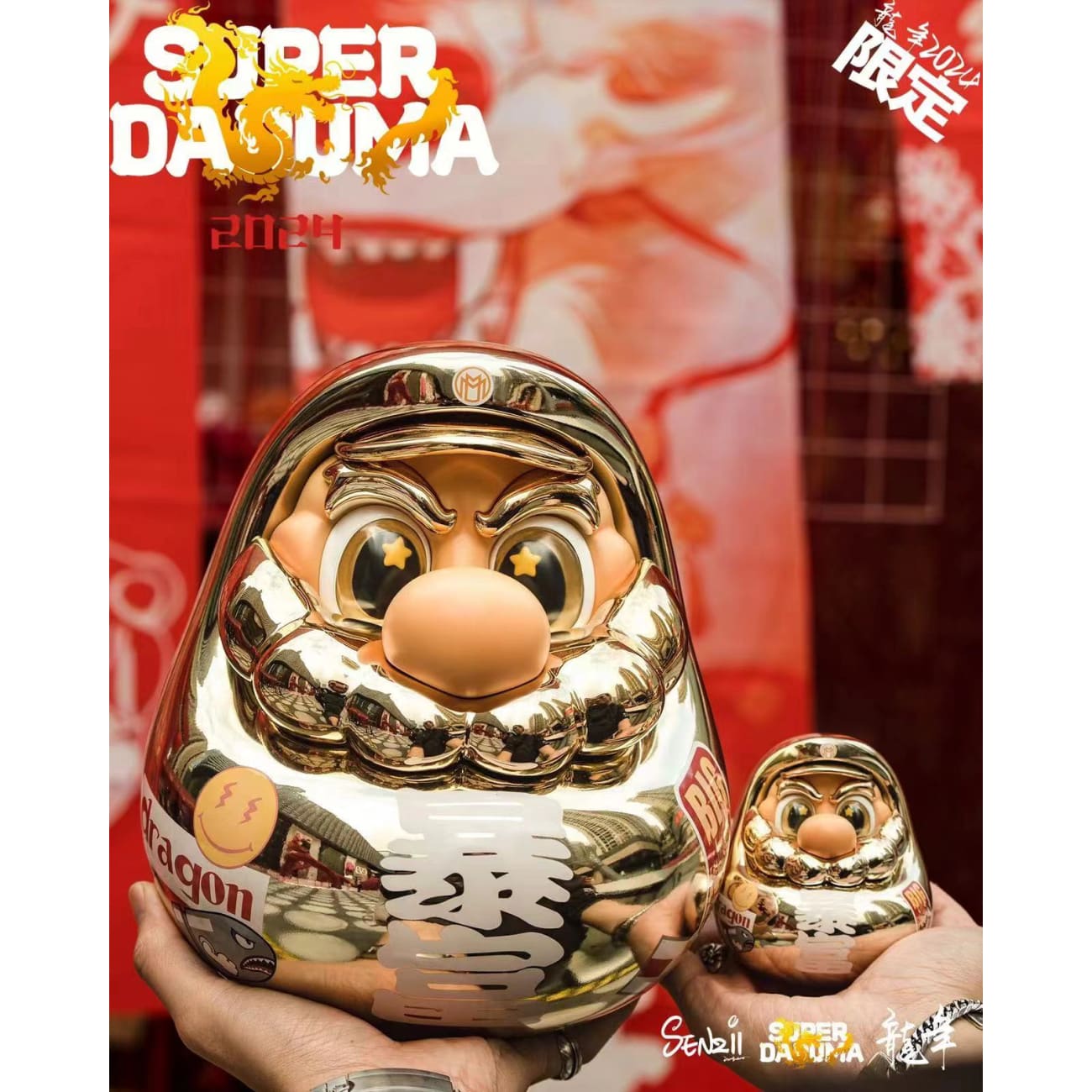 SENZII × Super Daruma - Super Daruma "Rich" [2 Variants]