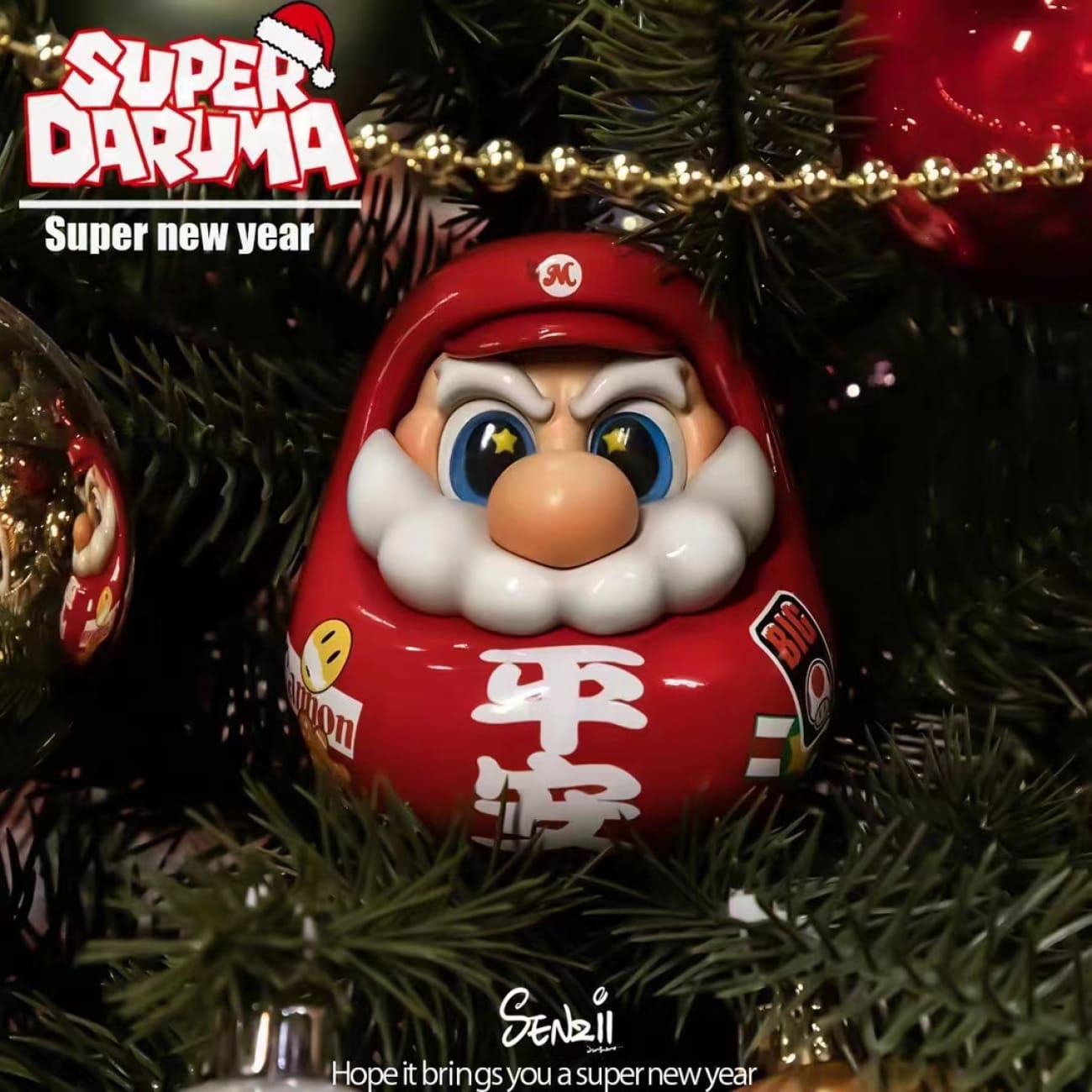 SENZII × Super Daruma - Super Daruma '' Super Christmas " [2 Variants]