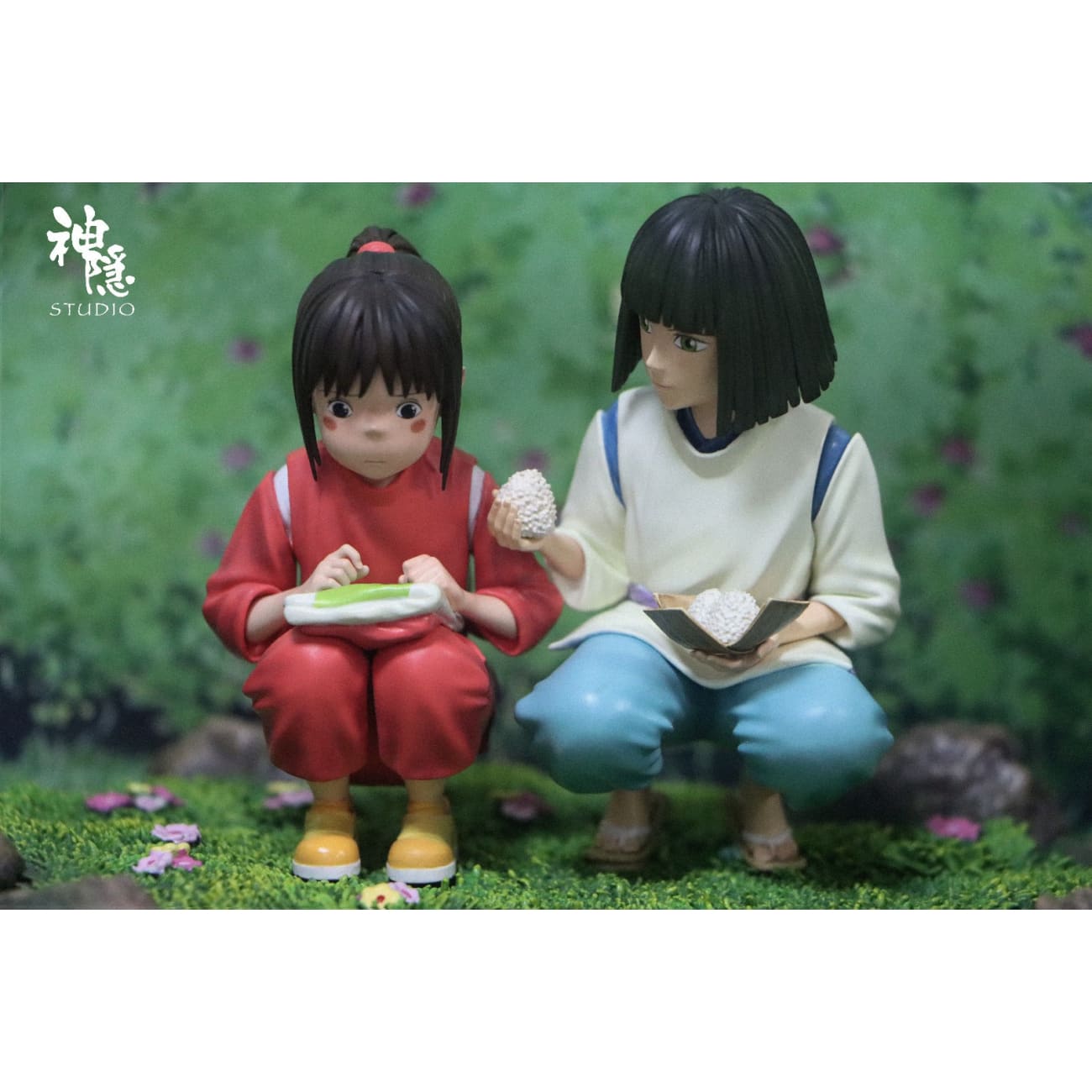 Shen Yin Studio - Chihiro Ogino & Haku with Onigiri