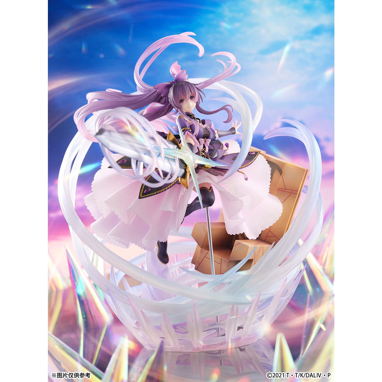Shibuya Scramble Figure/ SSF - Tohka Yatogami Princess Amethyst Dress Ver.