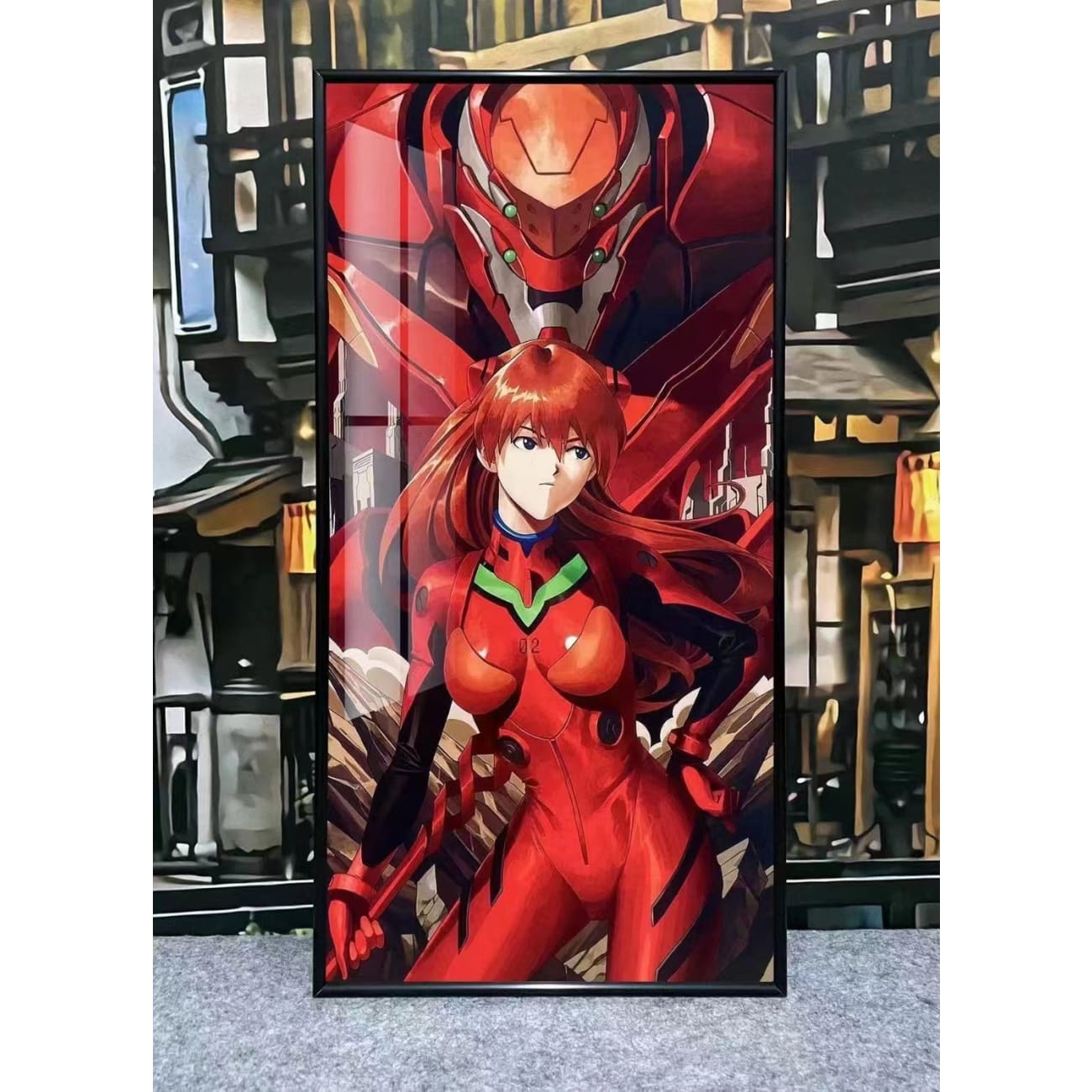 Shinji Ikari / Rei Ayanami / Asuka Langley Soryu Poster Frame