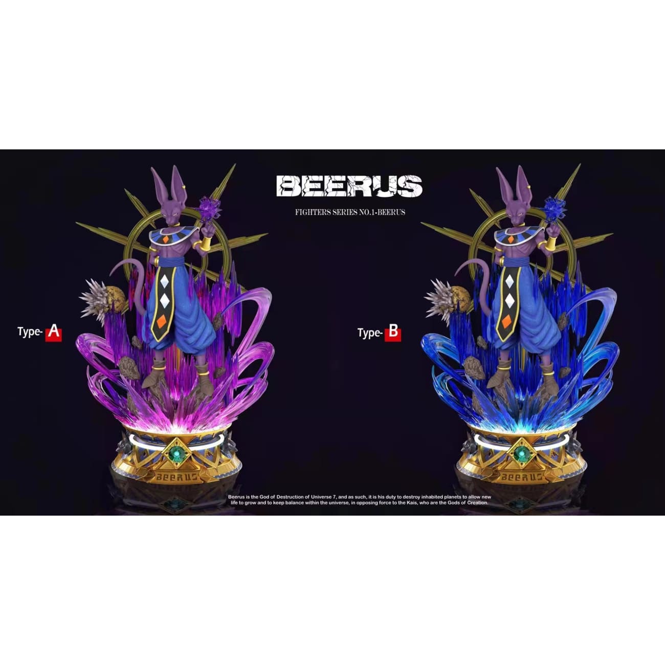 SHK Studio - Beerus [ Purple / Blue] [1/6 scale or 1/4 scale]