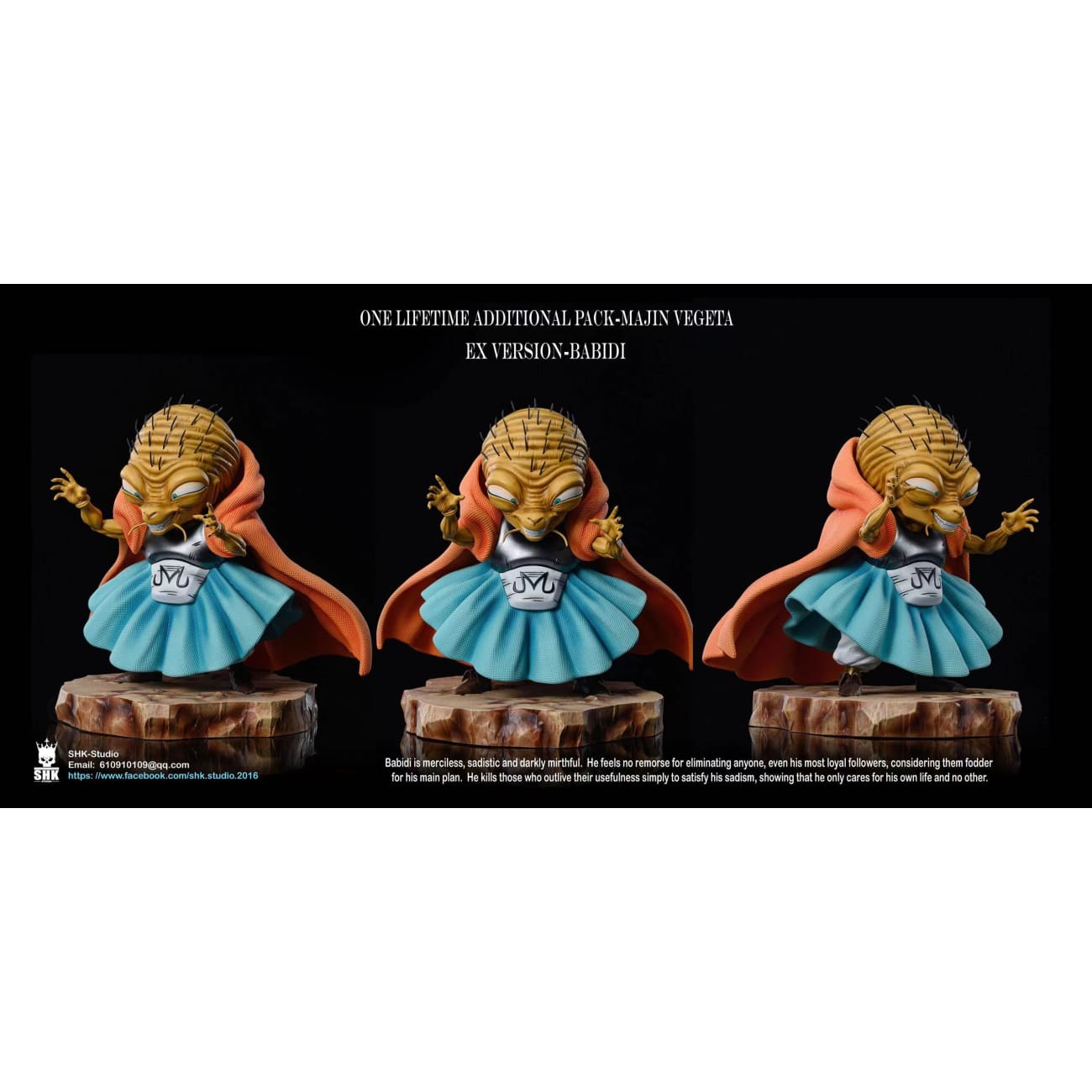 SHK Studio - Majin Vegeta and Babidi [2 Variants]