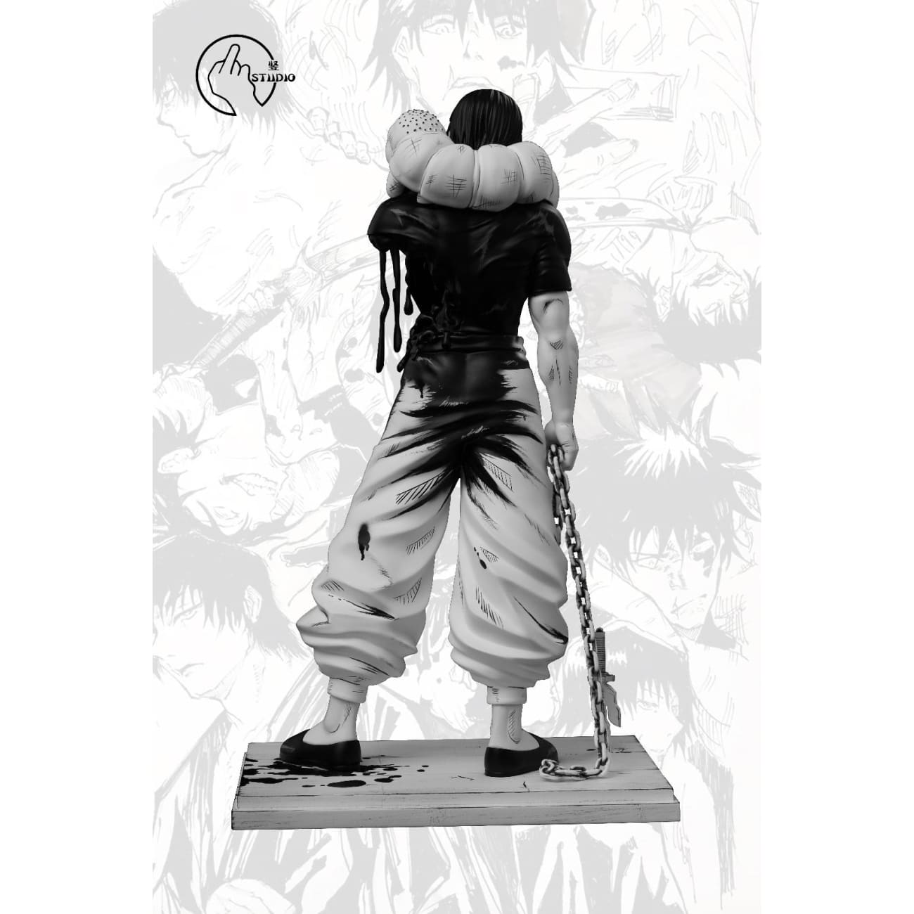 Shu Studio - Toji Fushiguro Black & White Comic Ver.