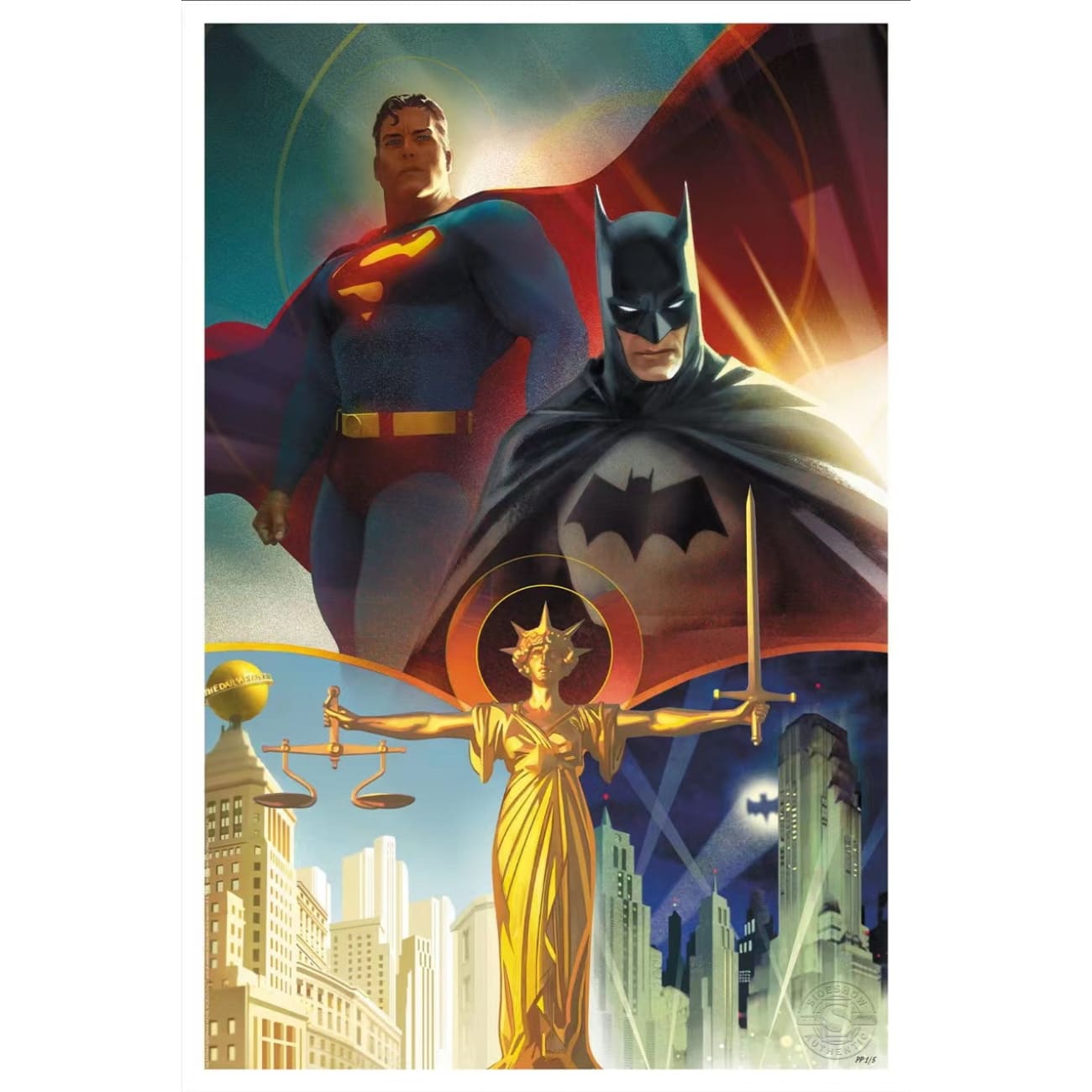 Sideshow - Batman & Superman: World’s Finest Unframed Poster [502296U]