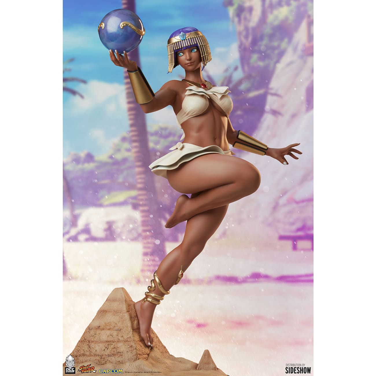 Sideshow Studio - Menat Statue 1/4 scale [White/ Red]