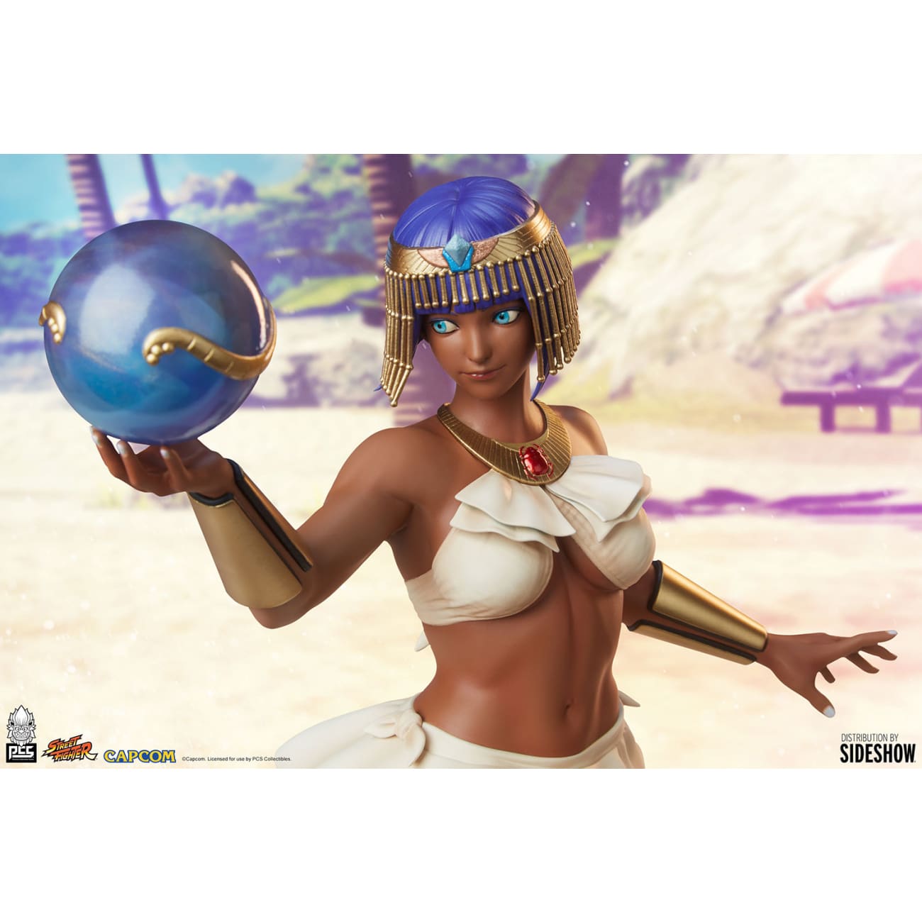 Sideshow Studio - Menat Statue 1/4 scale [White/ Red]