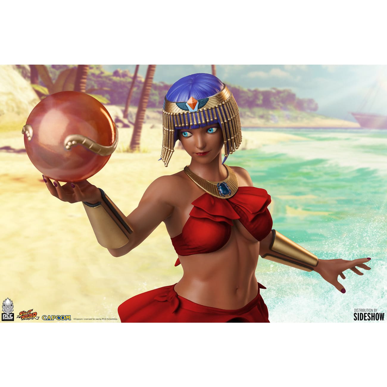 Sideshow Studio - Menat Statue 1/4 scale [White/ Red]