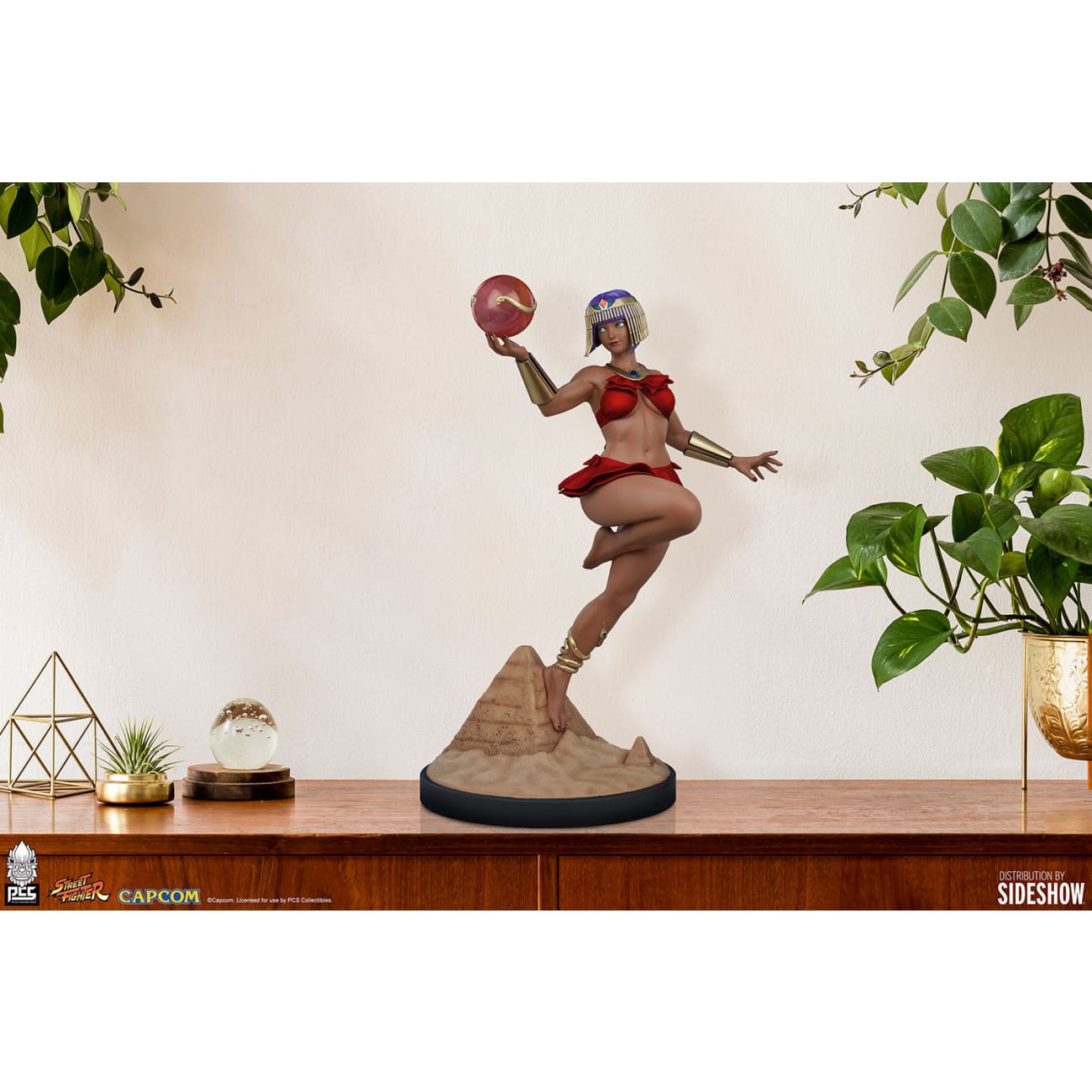 Sideshow Studio - Menat Statue 1/4 scale [White/ Red]