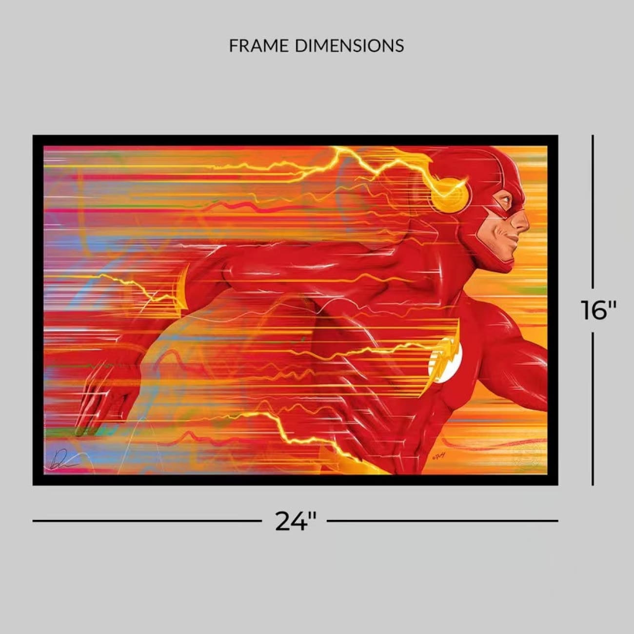 Sideshow - The Flash Unframed Poster [502291U]