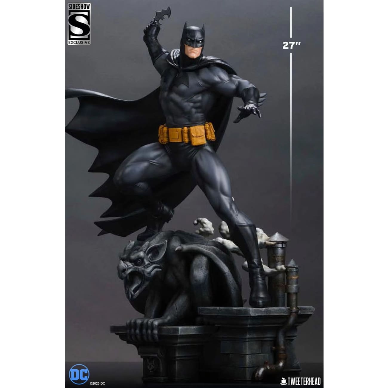 Sideshow x Tweeterhead  - Batman Black and Gray Ver. [9113892]