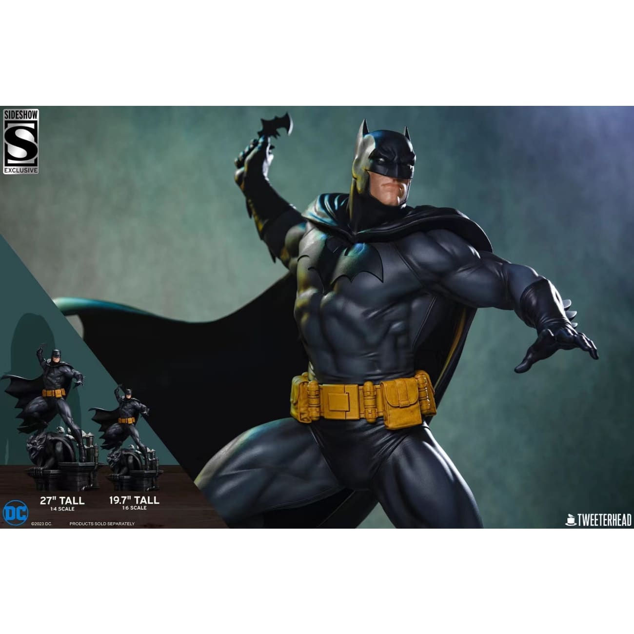 Sideshow x Tweeterhead  - Batman Black and Gray Ver. [9113892]