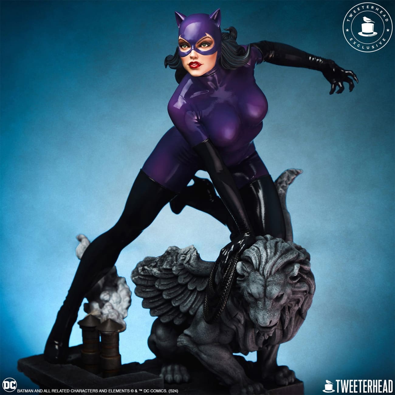 Sideshow x Tweeterhead - Catwoman Purple Edition