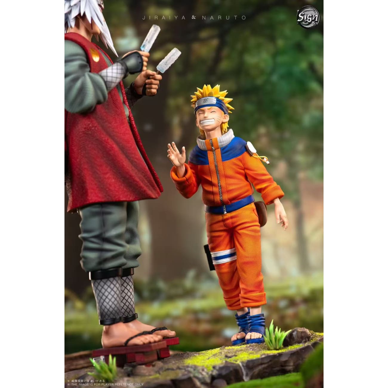 Sign Studio - Naruto Uzumaki & Jiraiya