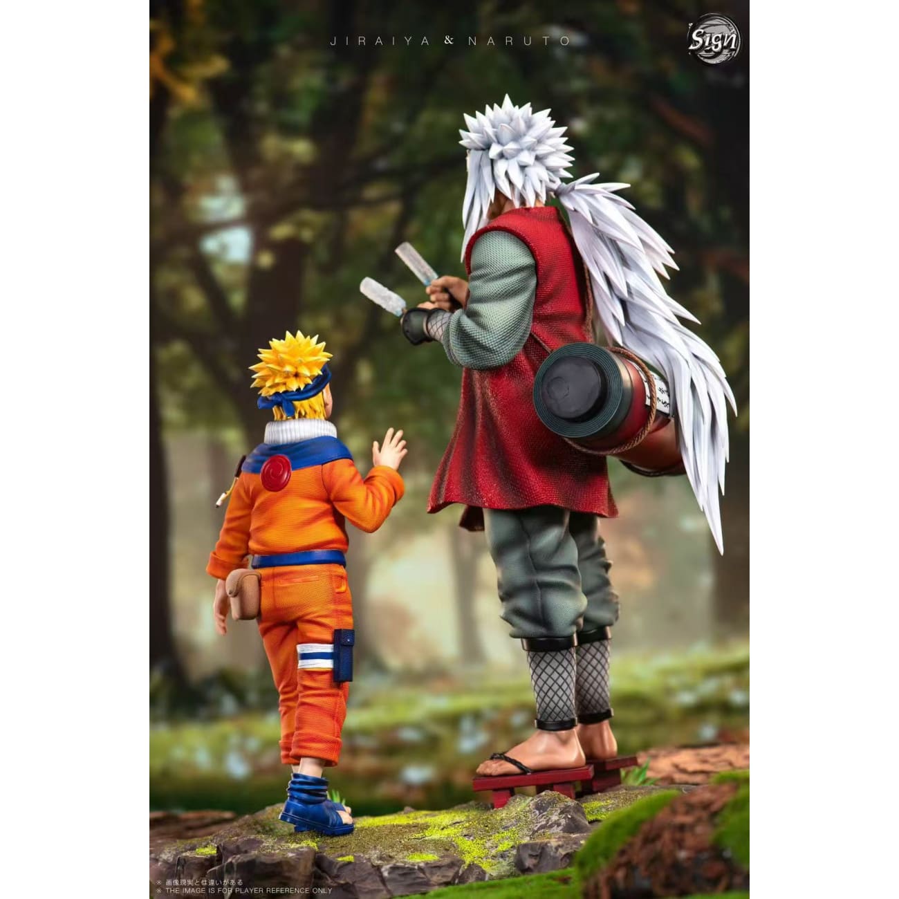 Sign Studio - Naruto Uzumaki & Jiraiya