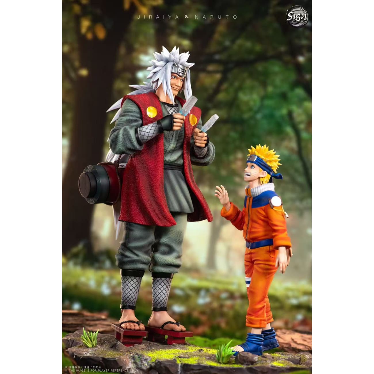 Sign Studio - Naruto Uzumaki & Jiraiya