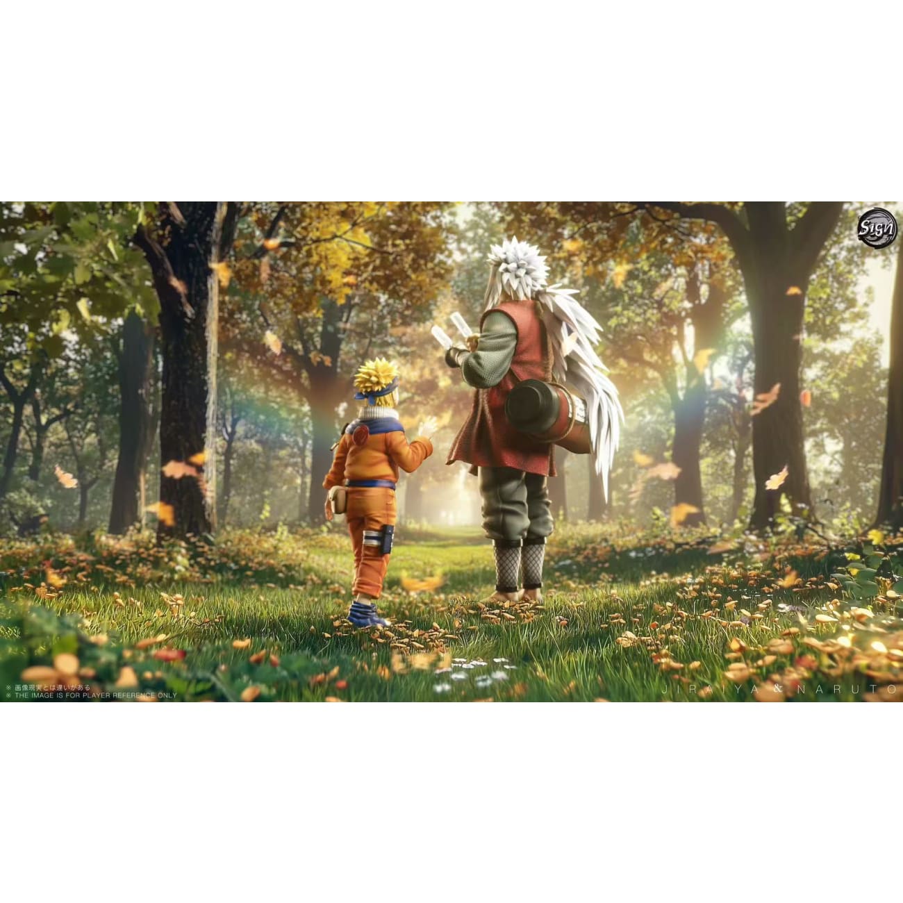 Sign Studio - Naruto Uzumaki & Jiraiya