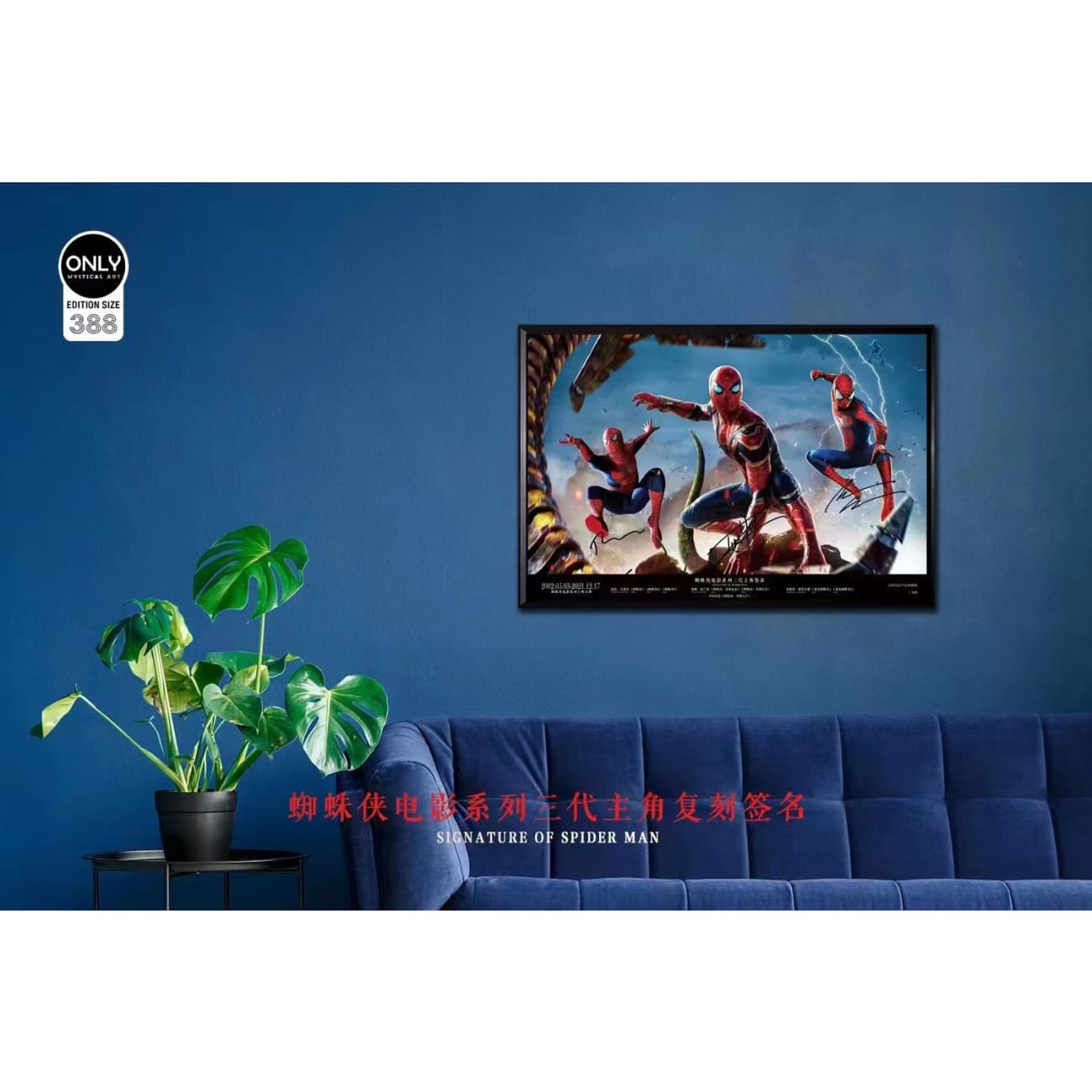 Signature Art  - Spiderman poster Frame