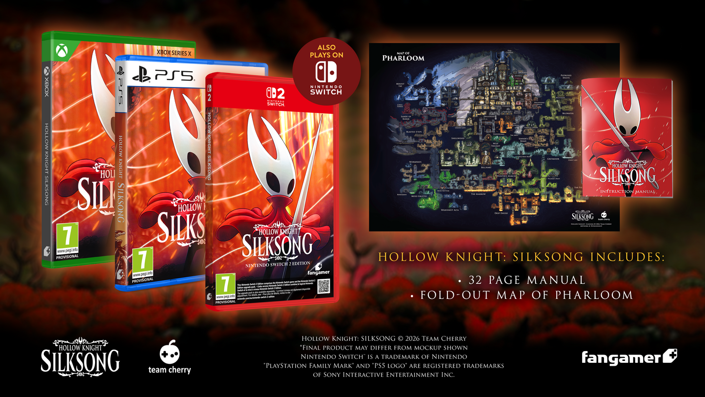 Playstation 5 Game Titles - Hollow Knight: Silksong [3 Variants]