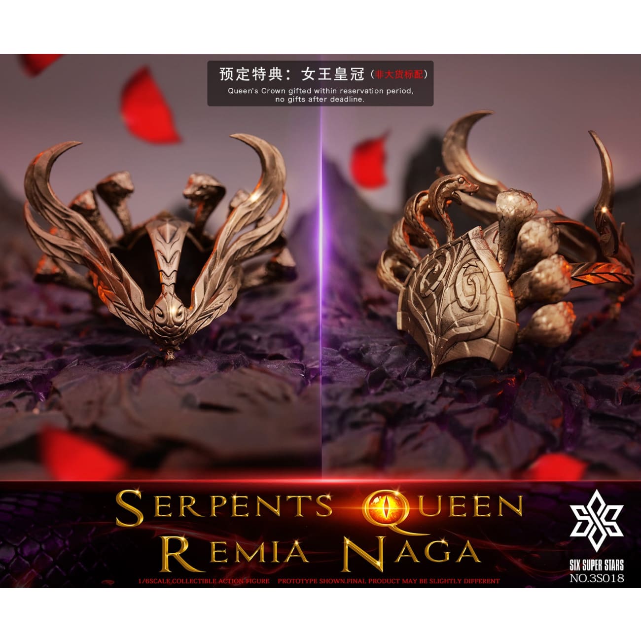 Six Super Stars x 3STOYS - Serpent Queen Remia Naga 3S018