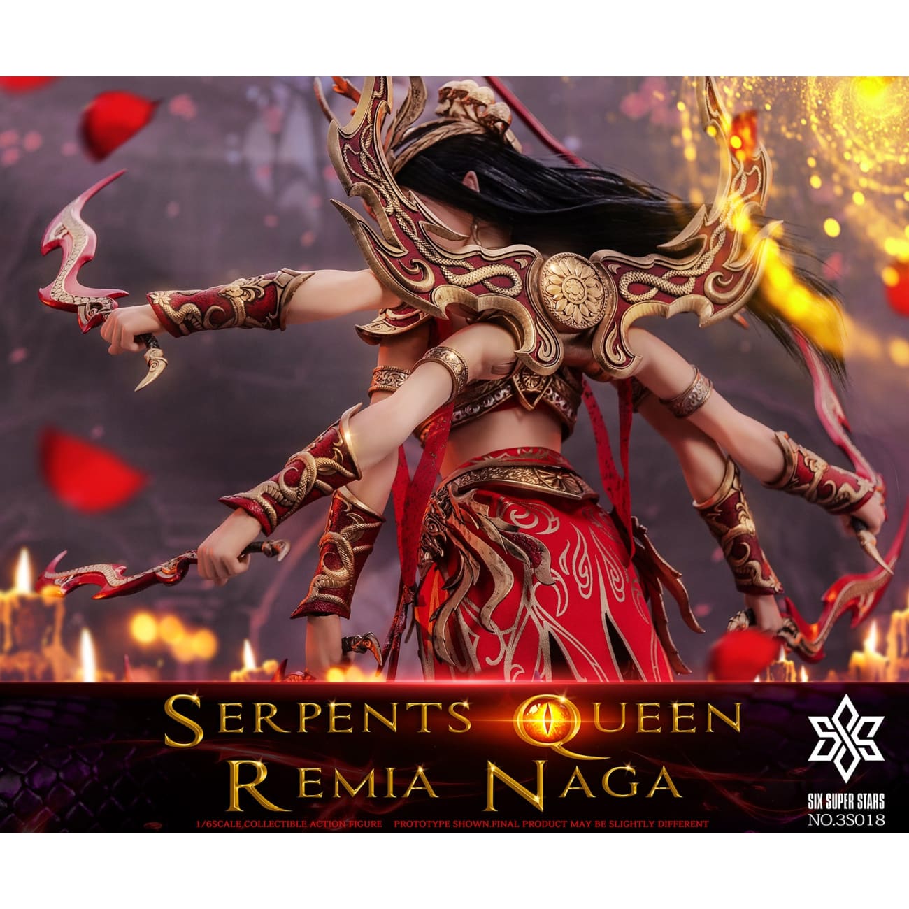 Six Super Stars x 3STOYS - Serpent Queen Remia Naga 3S018