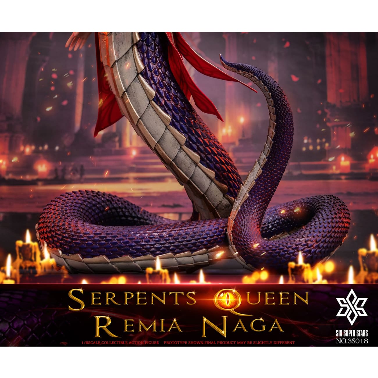 Six Super Stars x 3STOYS - Serpent Queen Remia Naga 3S018