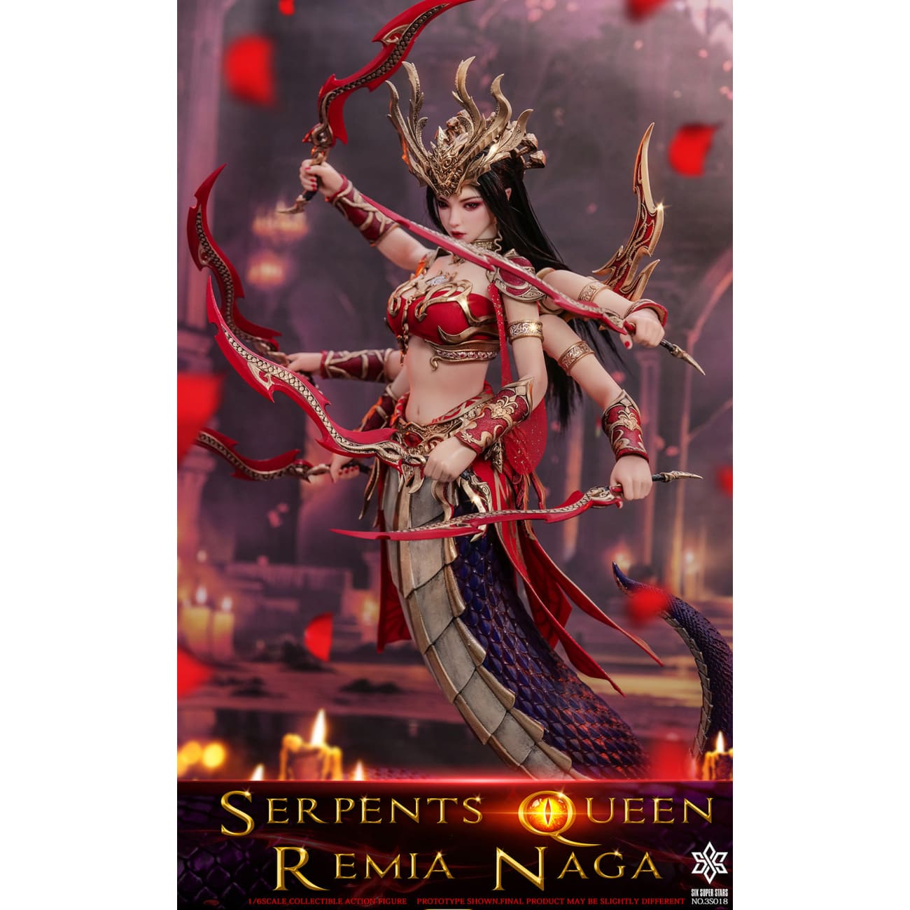 Six Super Stars x 3STOYS - Serpent Queen Remia Naga 3S018