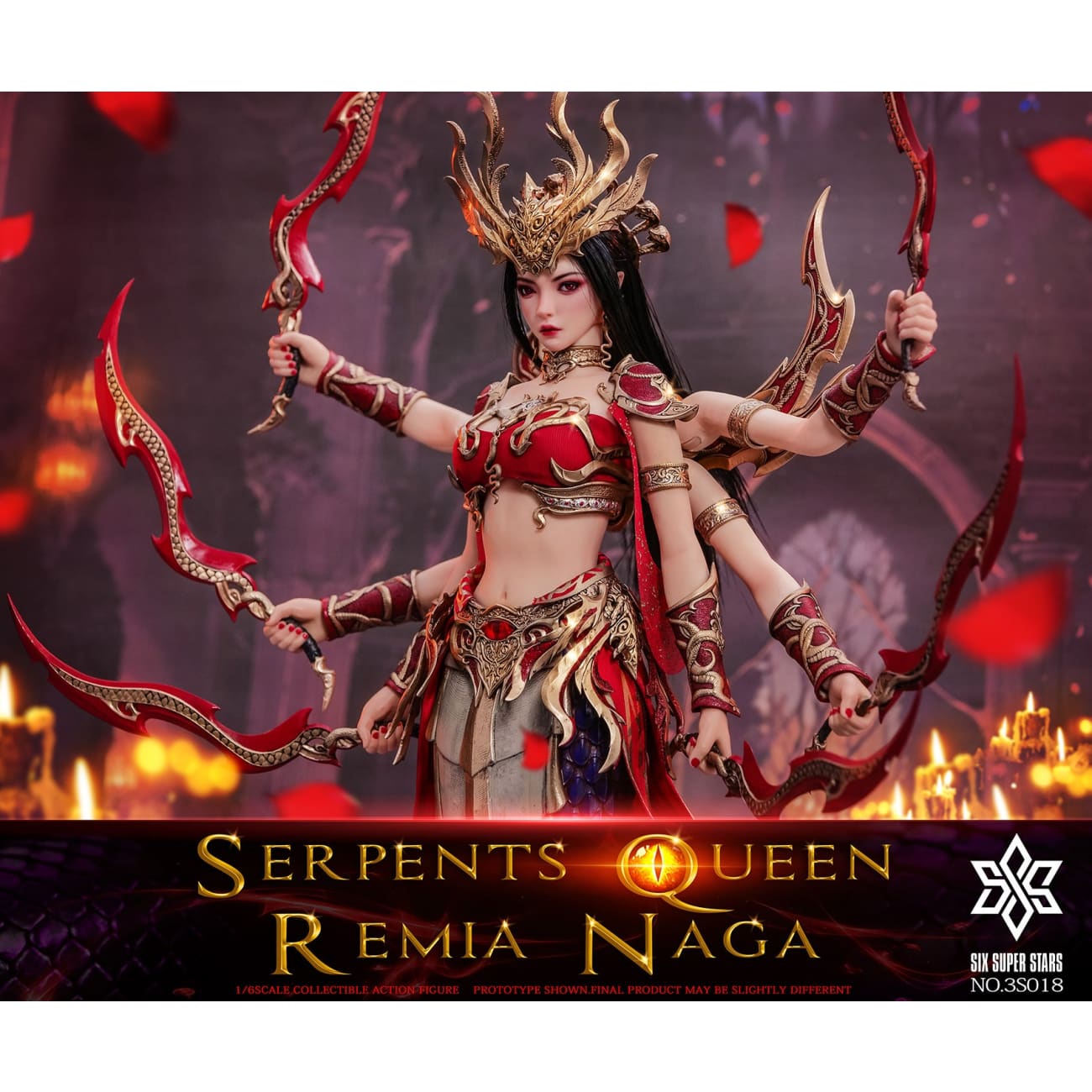 Six Super Stars x 3STOYS - Serpent Queen Remia Naga 3S018