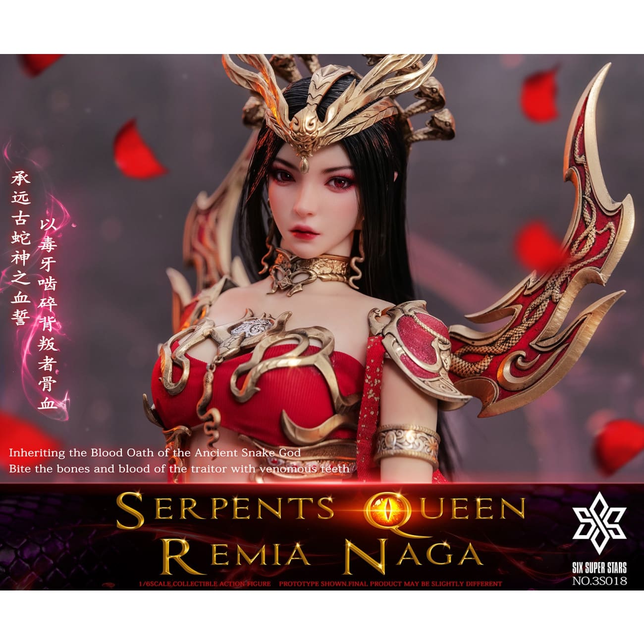 Six Super Stars x 3STOYS - Serpent Queen Remia Naga 3S018