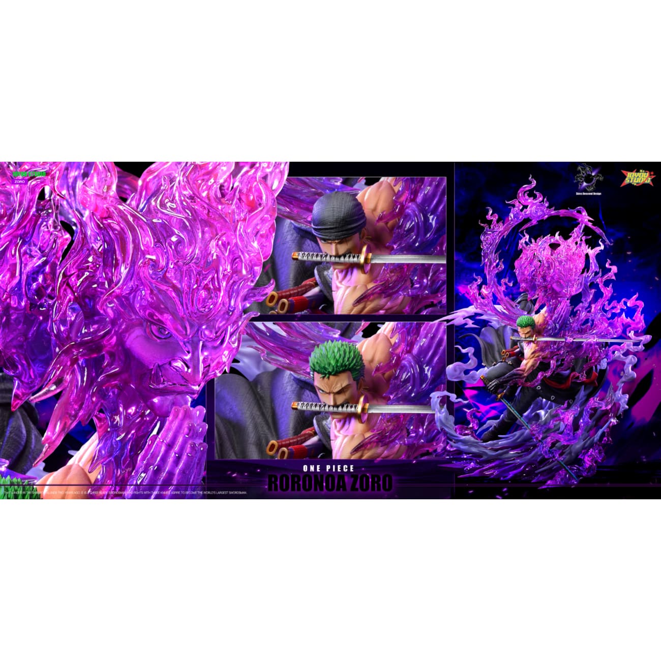 Skies Descend Design Studio x 10 You Studio - Roronoa Zoro