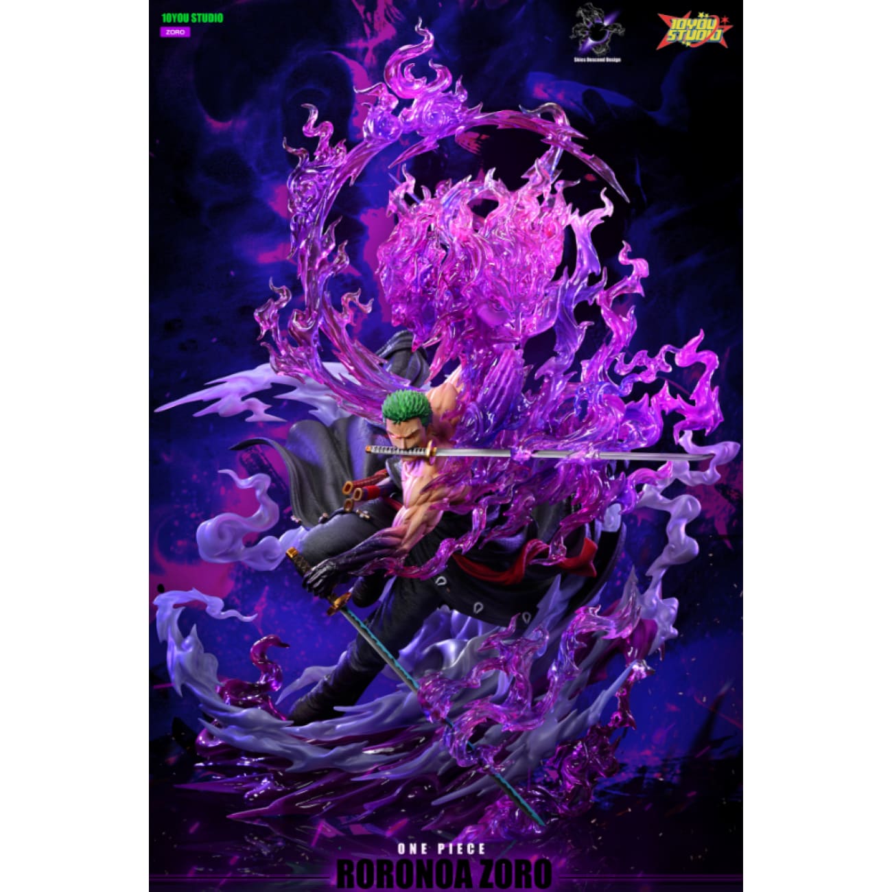 Skies Descend Design Studio x 10 You Studio - Roronoa Zoro