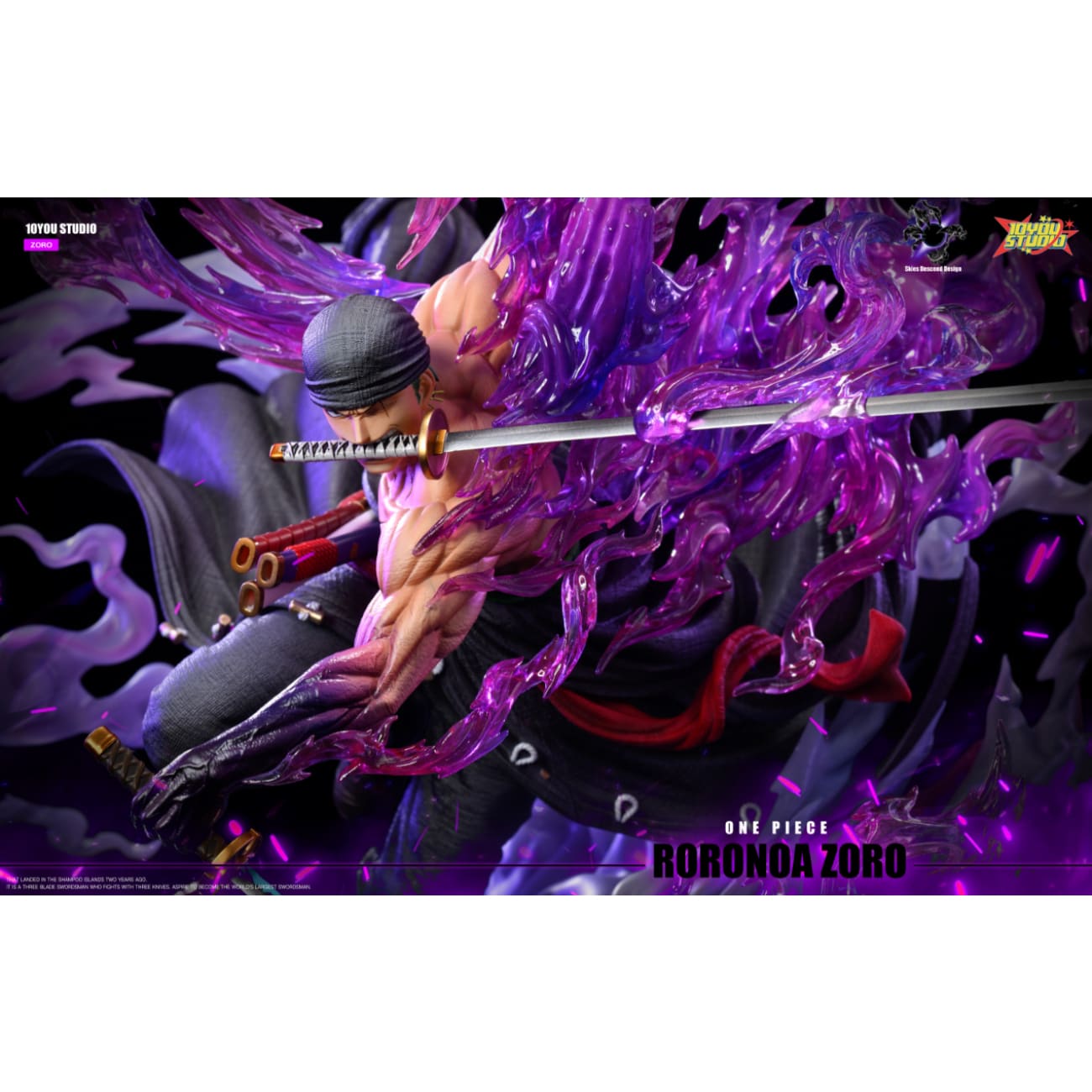 Skies Descend Design Studio x 10 You Studio - Roronoa Zoro