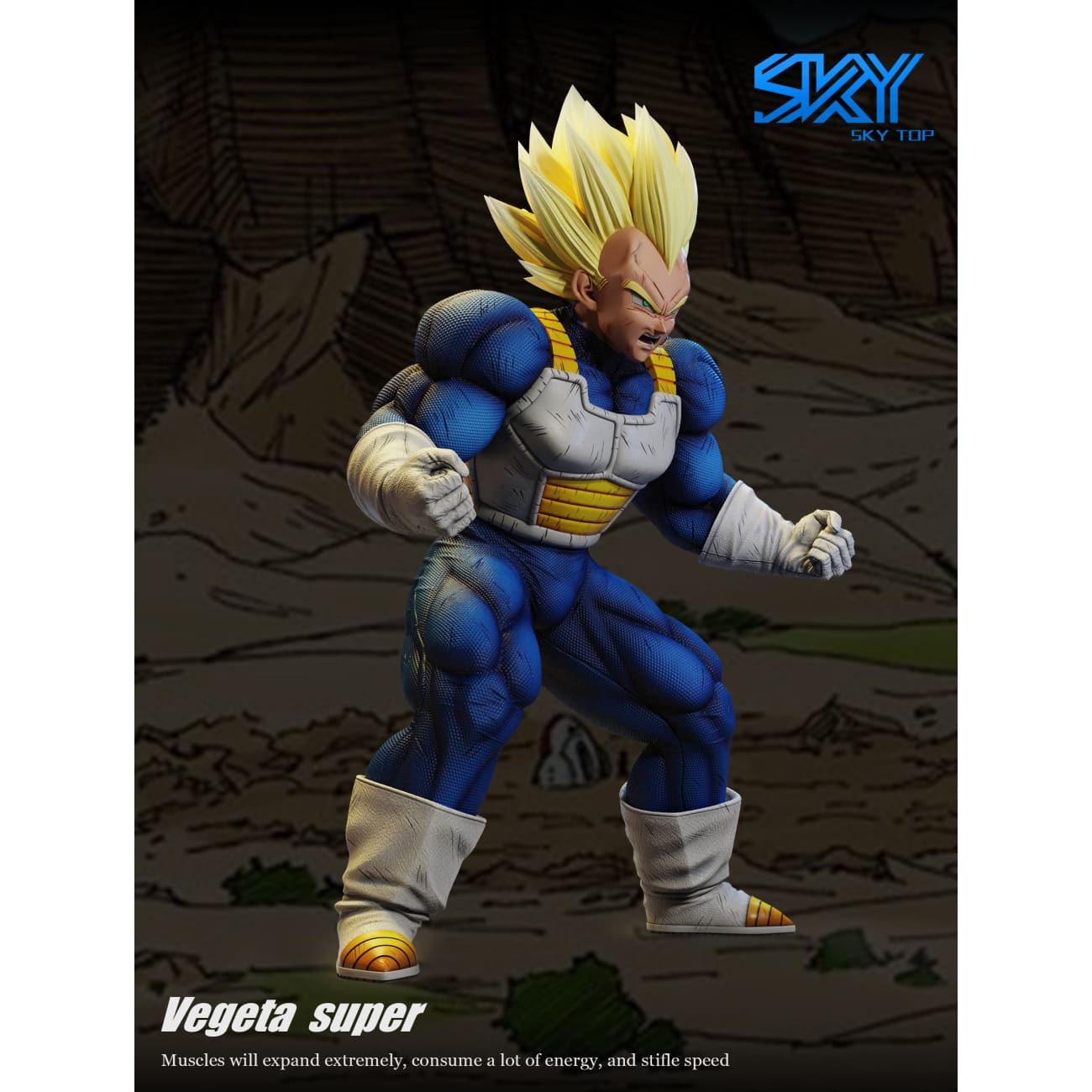 Sky Top Studio - Muscle Vegeta