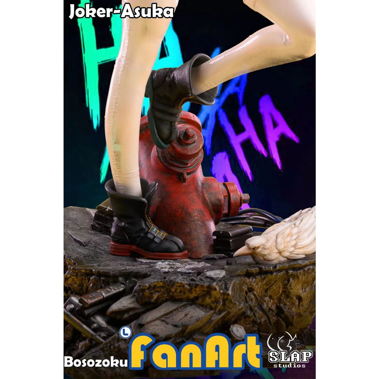 Slap Studio x Fanart - Asuka Langley Soryu / Harley Quinn [Cast Off][3 Variants]