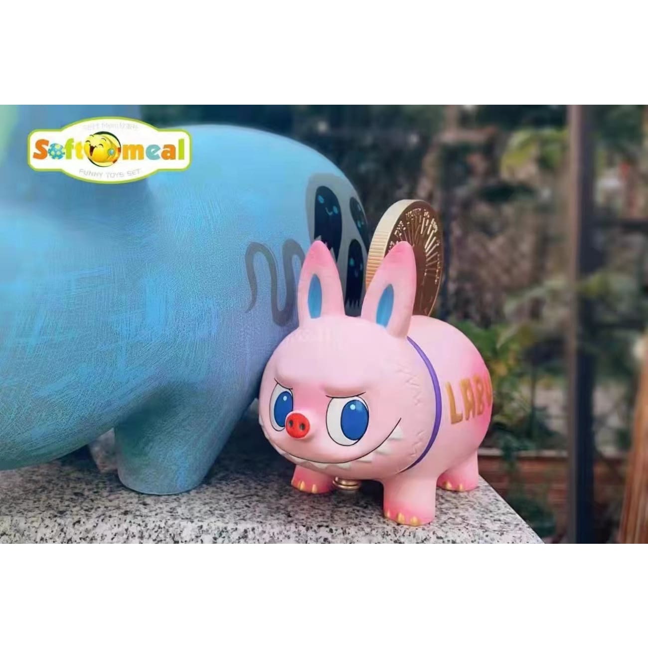 Soft Meal Studio - Labubu and gold coin