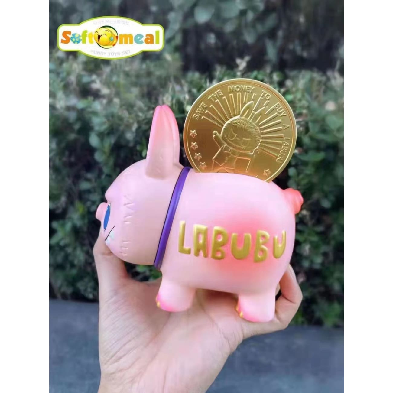 Soft Meal Studio - Labubu and gold coin