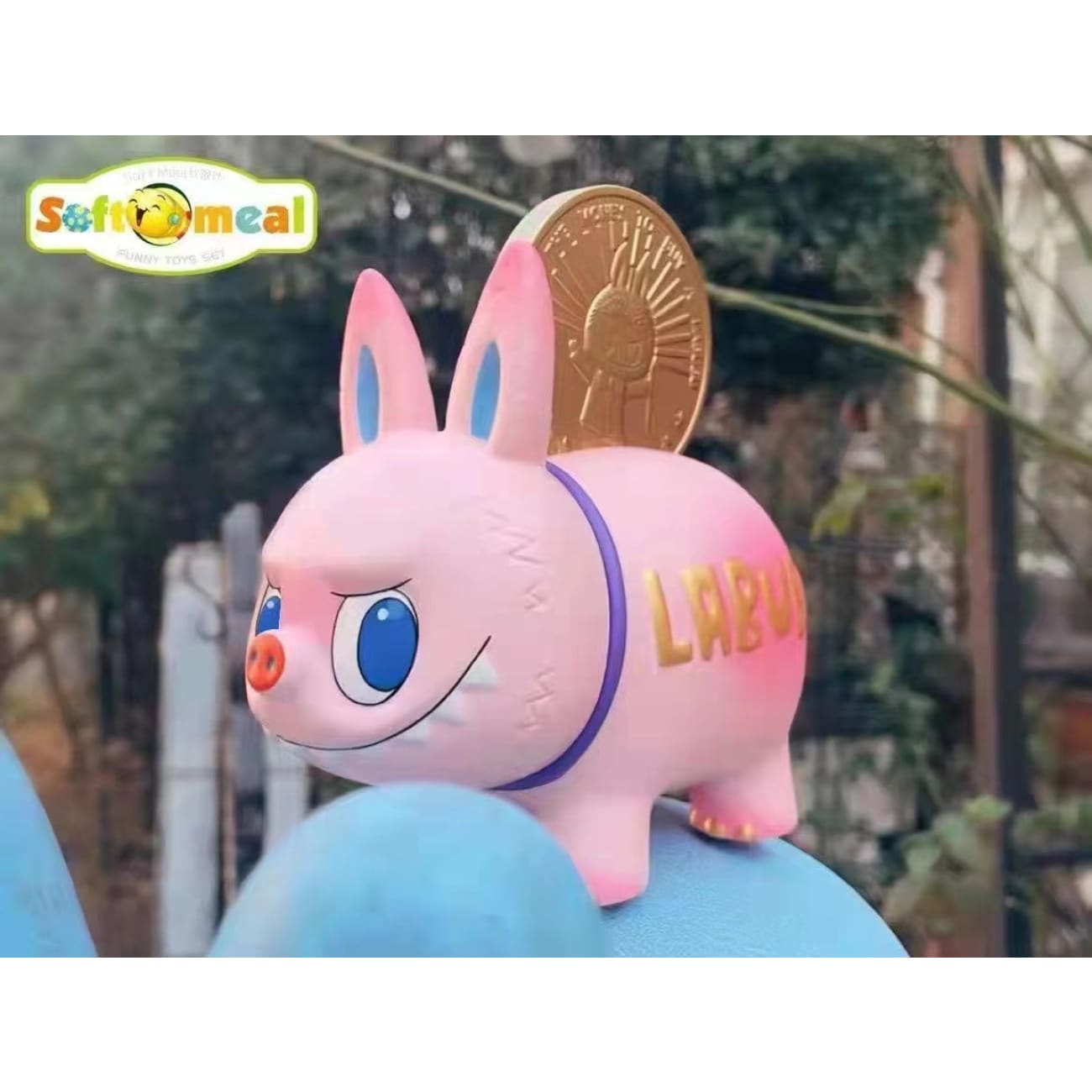 Soft Meal Studio - Labubu and gold coin