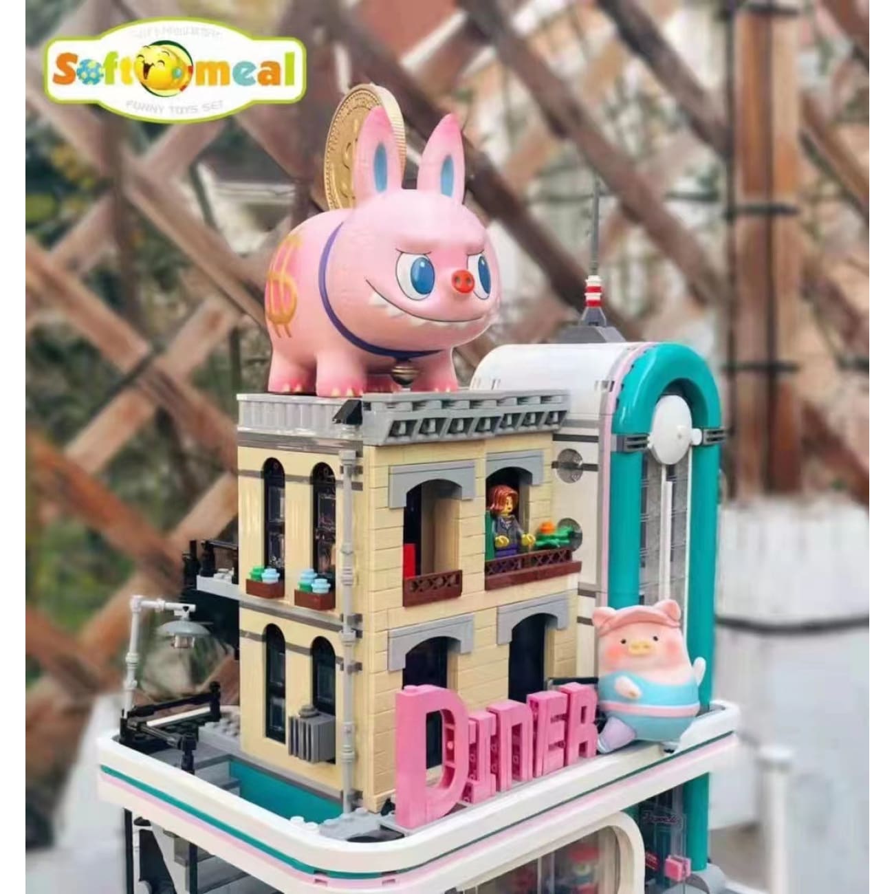 Soft Meal Studio - Labubu and gold coin