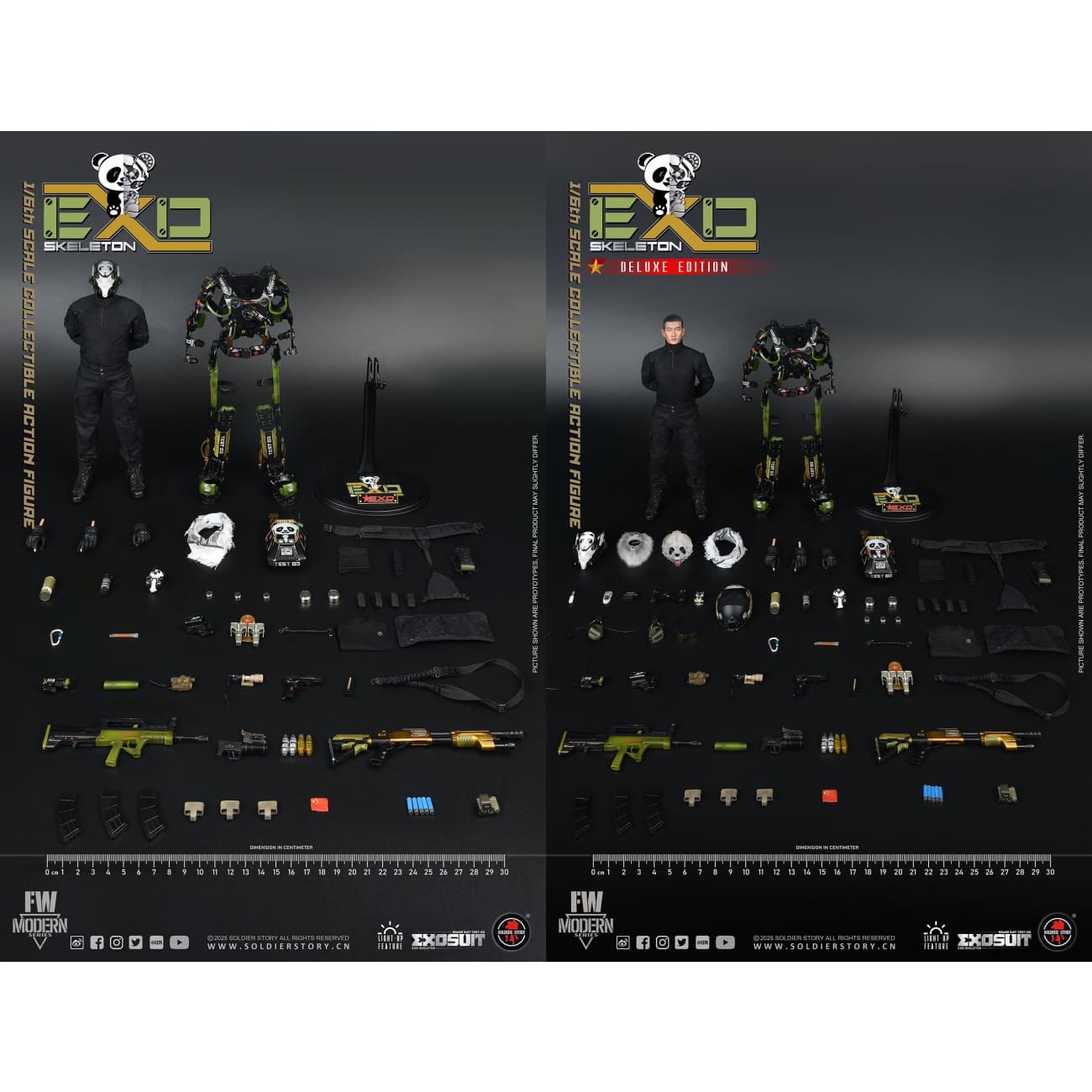 Soldier Story Studio - EXO-Skeleton Armor Suit Test 03  Panda Division [2 Variants]