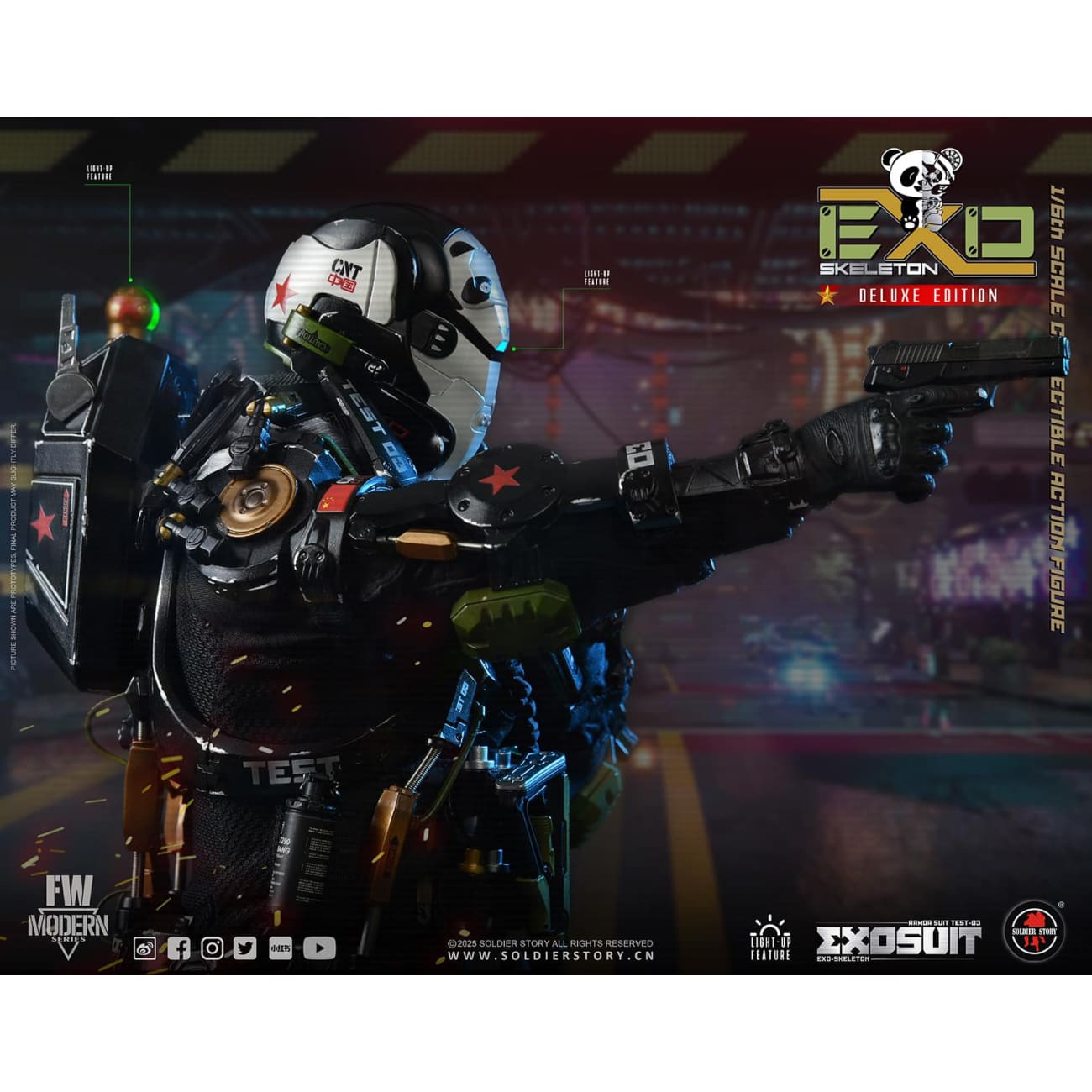 Soldier Story Studio - EXO-Skeleton Armor Suit Test 03  Panda Division [2 Variants]