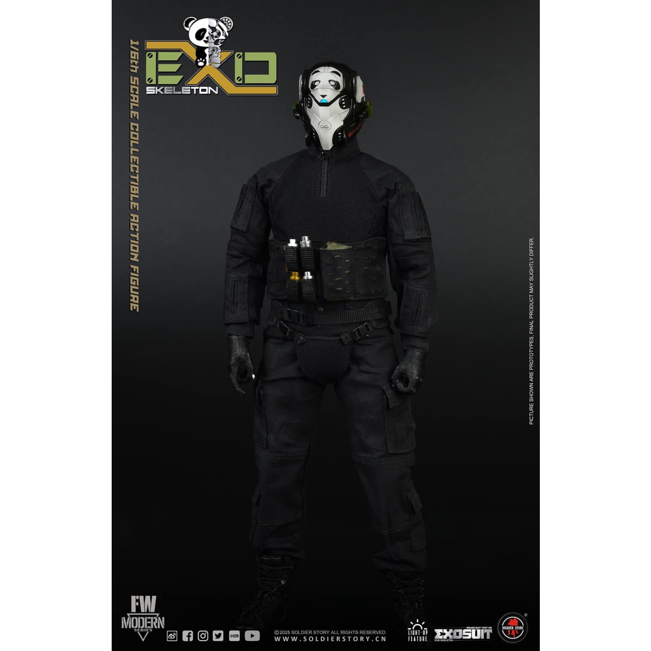 Soldier Story Studio - EXO-Skeleton Armor Suit Test 03  Panda Division [2 Variants]