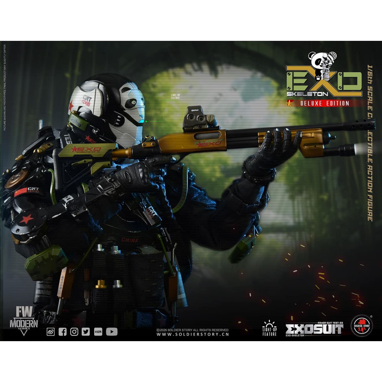 Soldier Story Studio - EXO-Skeleton Armor Suit Test 03  Panda Division [2 Variants]